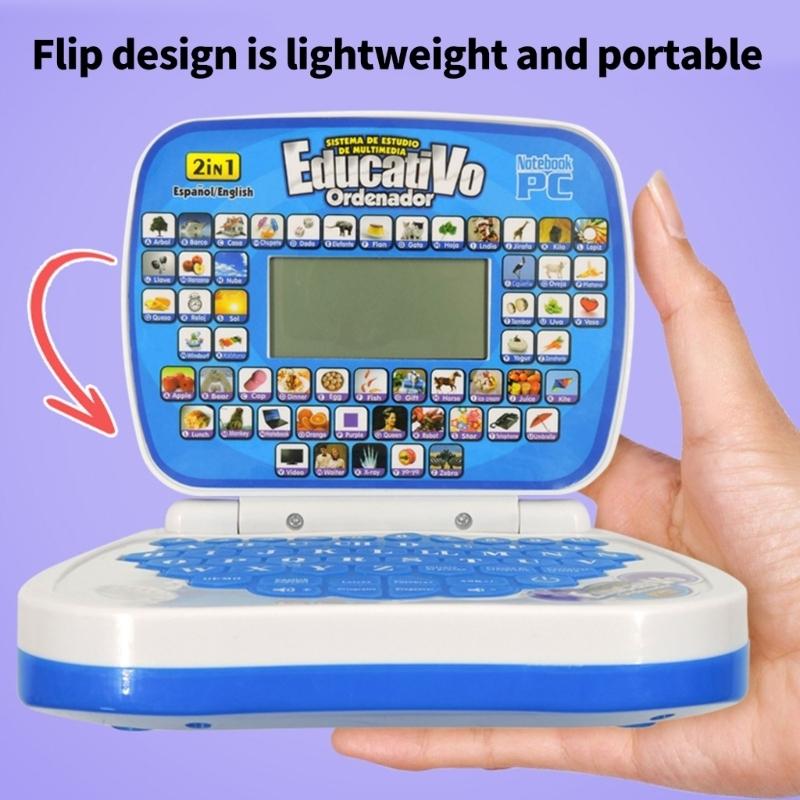 Kids Education Laptop - CORB Fun Compact Learning Spanish Machine