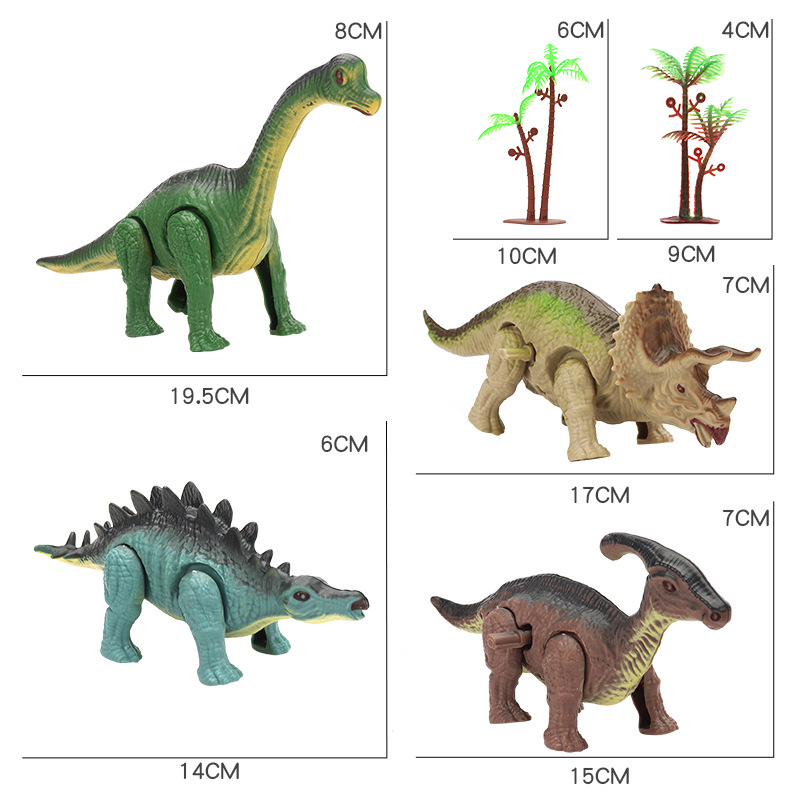 Kinetic Kids Education - Juego de Dinosaurios Cinéticos de Cuerda,