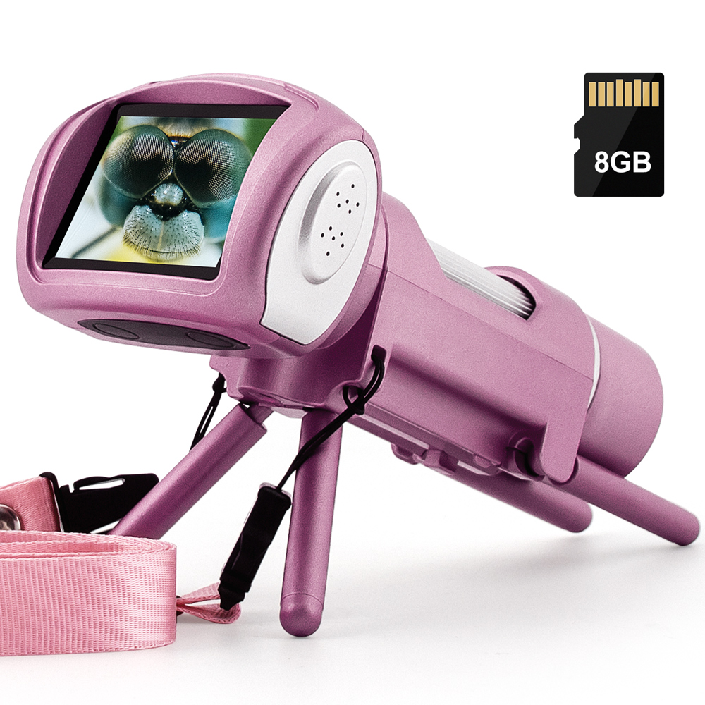 Kids Education Video - Andonstar 50x-300X LCD microscopio Digital vídeo