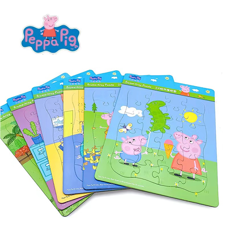 Educational Cartoon For Kids - Figuras de Peppa pig MINI rompecabezas
