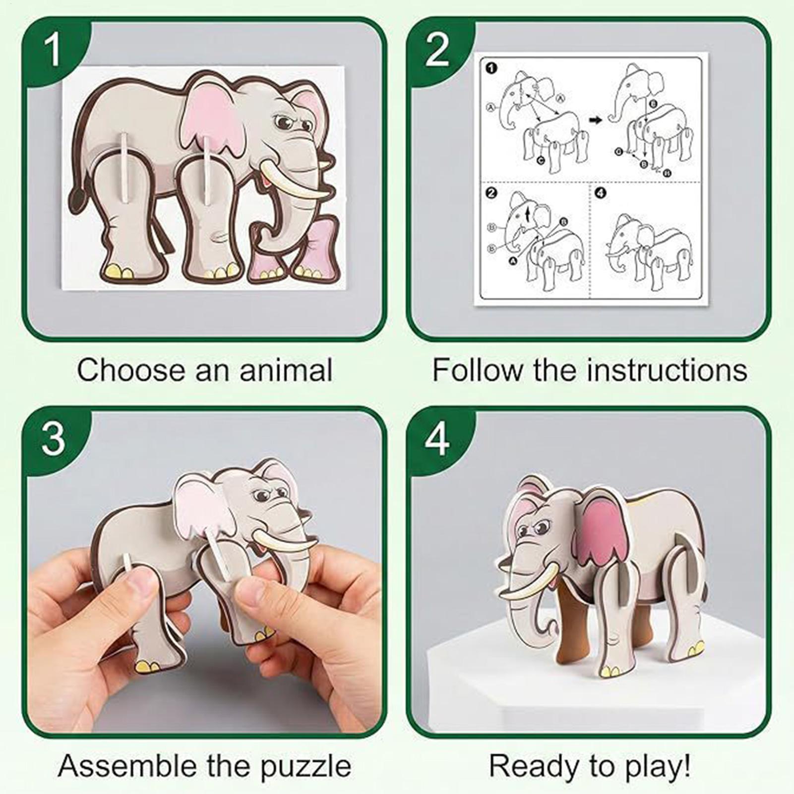 Kids Early Education - Rompecabezas de dibujos animados en 3D