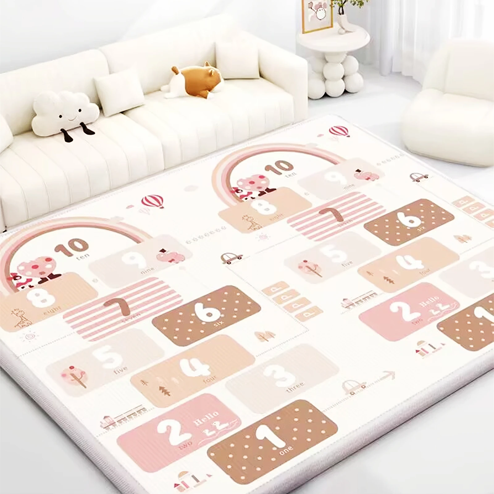 Kids Education Nursery - Alfombra de juego para bebés con