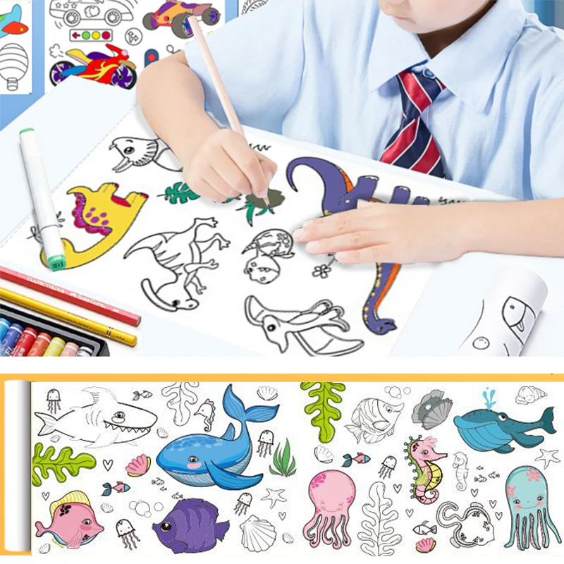 Kids Education Laptop - Juguetes de dibujo para niños, rollo