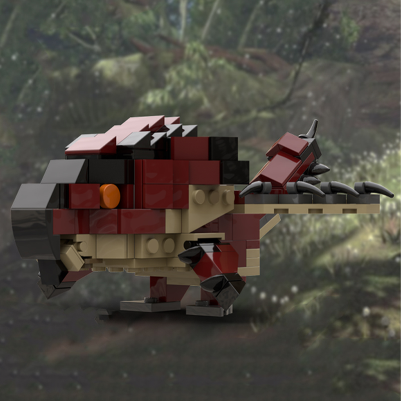 Kids Hunter Education - 214 Piezas MOC Rathalos Monster Hunter