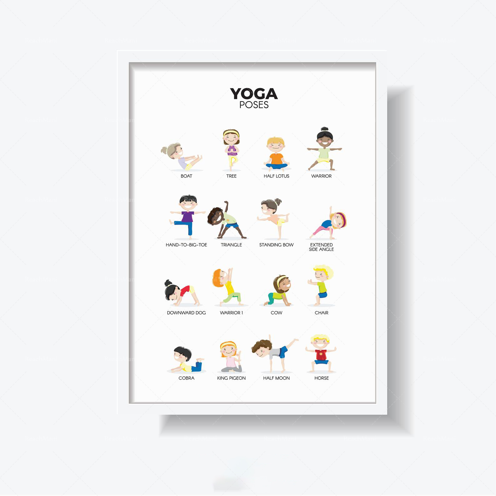Posturas de YOGA, vida práctic - Kids Yoga Education reseña y precio