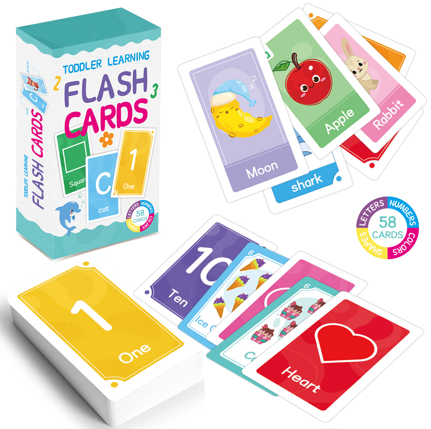 58 Uds. Tarjetas didácticas de - Kids Early Education reseña y precio