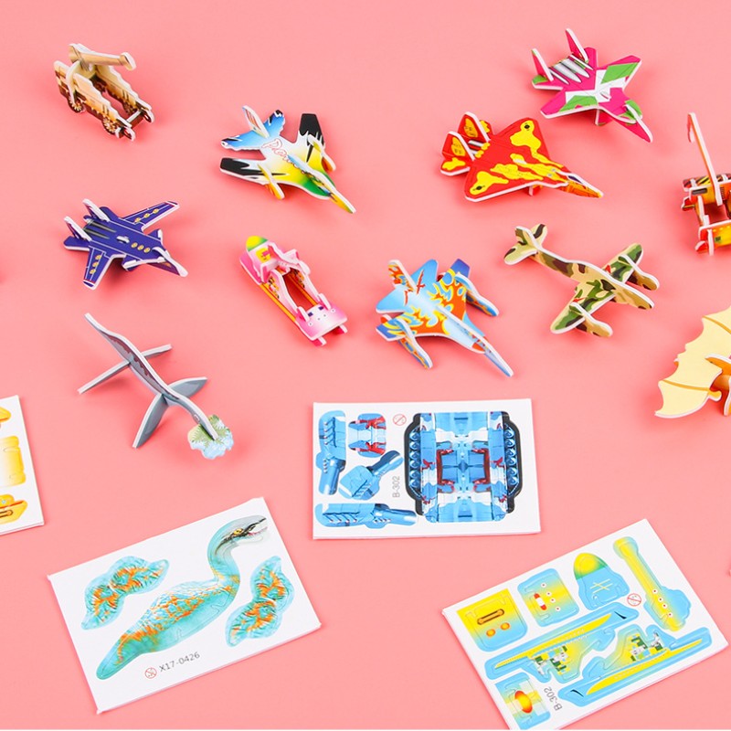 10 Uds. Rompecabezas de avión  - Educational Cartoon For Kids reseña y precio