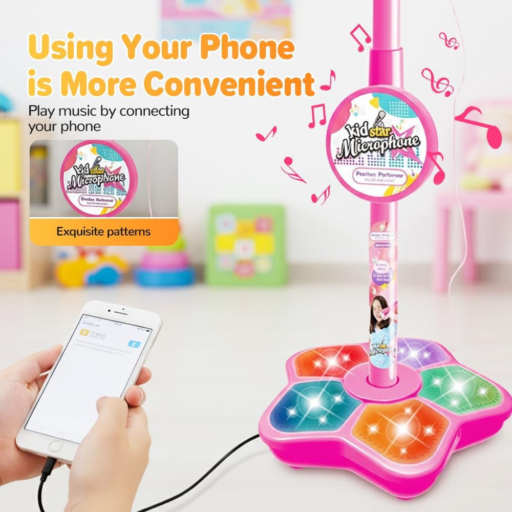 Soporte de Micrófono de Juguet - Kids Education Phone reseña y precio