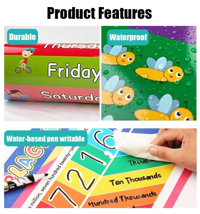 16 Pósters Educativos para Niñ - Kids Education Charts reseña y precio