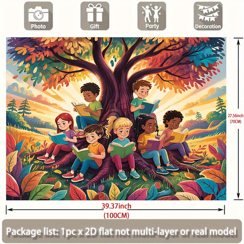 Tapiz Decorativo 2D Plano, Ilu - Kids Education Nursery reseña y precio