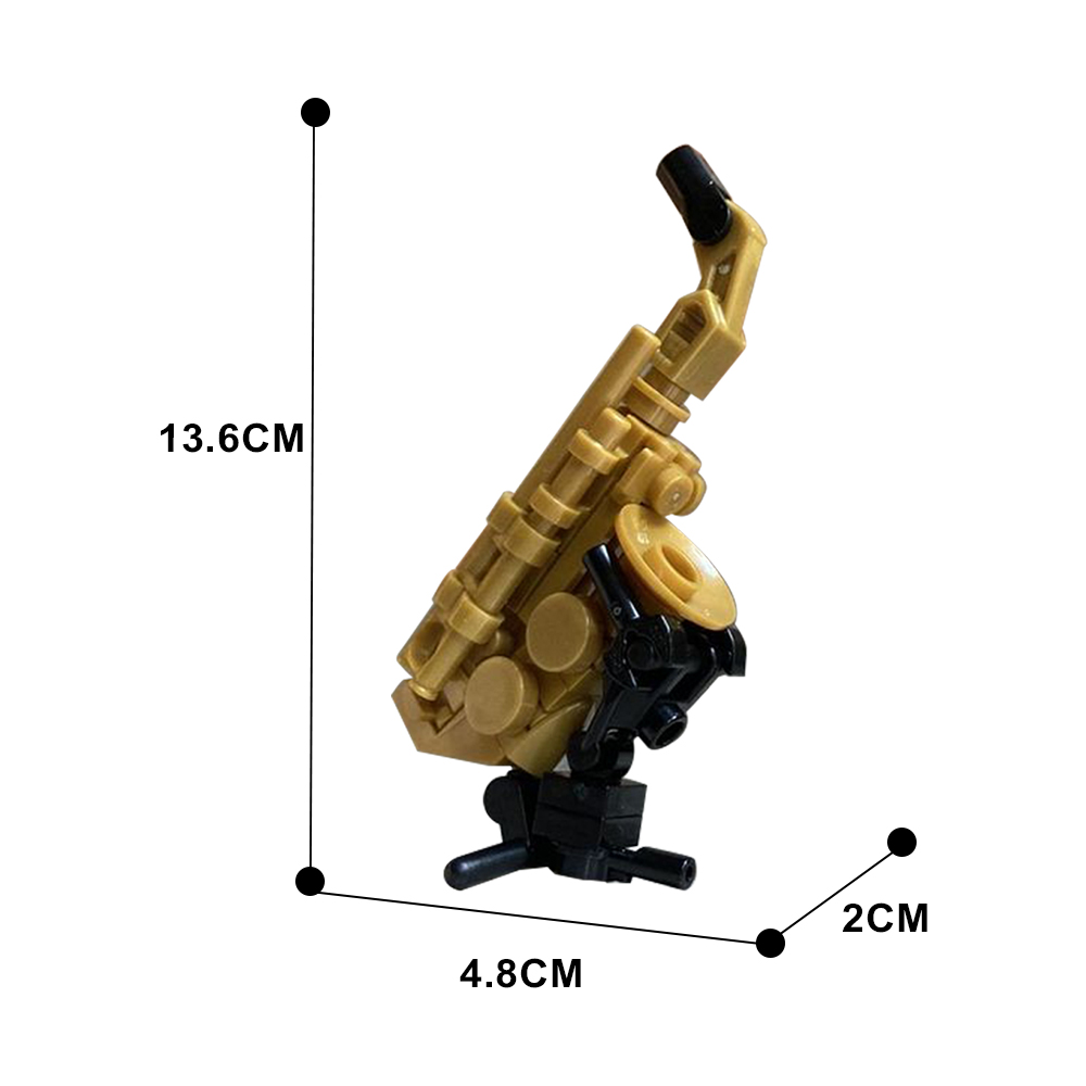 Gobricks-saxofón y trompeta pa - Kids Education Pdf reseña y precio
