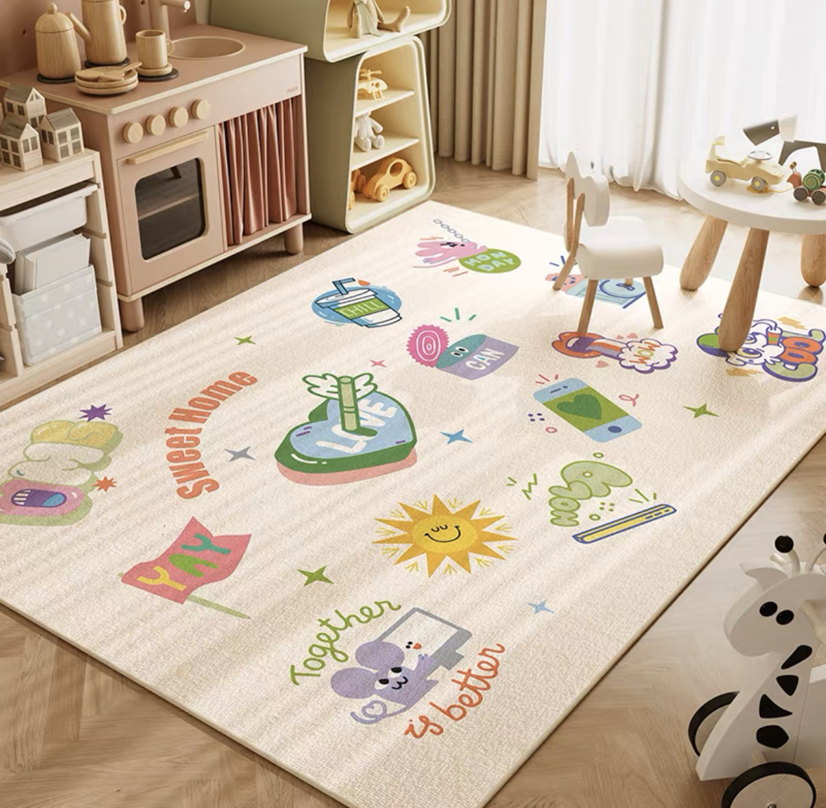 Alfombra de gateo para bebés V - Kids Education Nursery reseña y precio