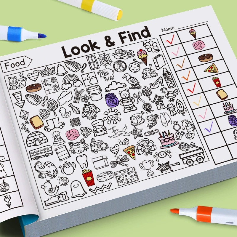 Libro para colorear Look And F - Kids Early Education reseña y precio