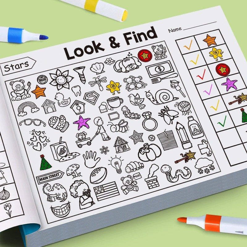 Libro para colorear Look And F - Kids Early Education reseña y precio
