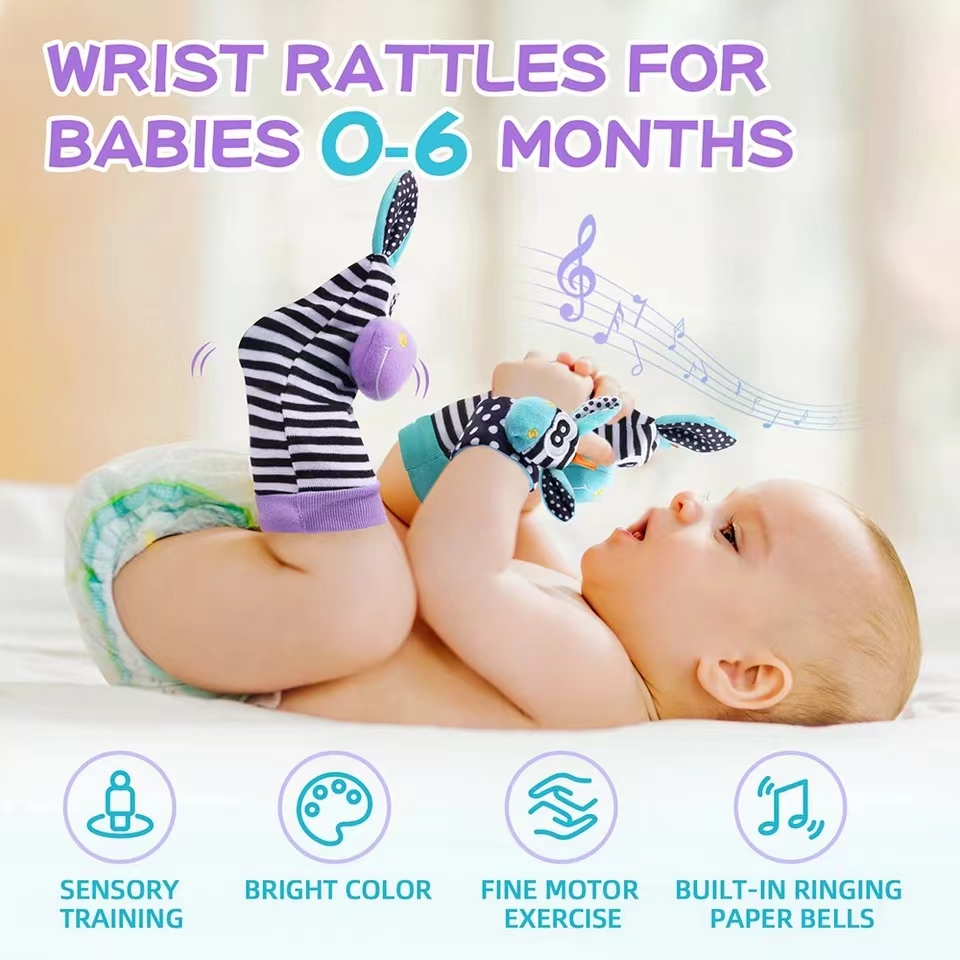 Calcetines con sonajero de muñ - Kids Early Education reseña y precio