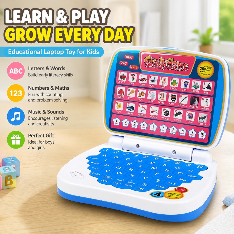 Mini Laptop de Simulación, Jug - Kids Education Laptop reseña y precio