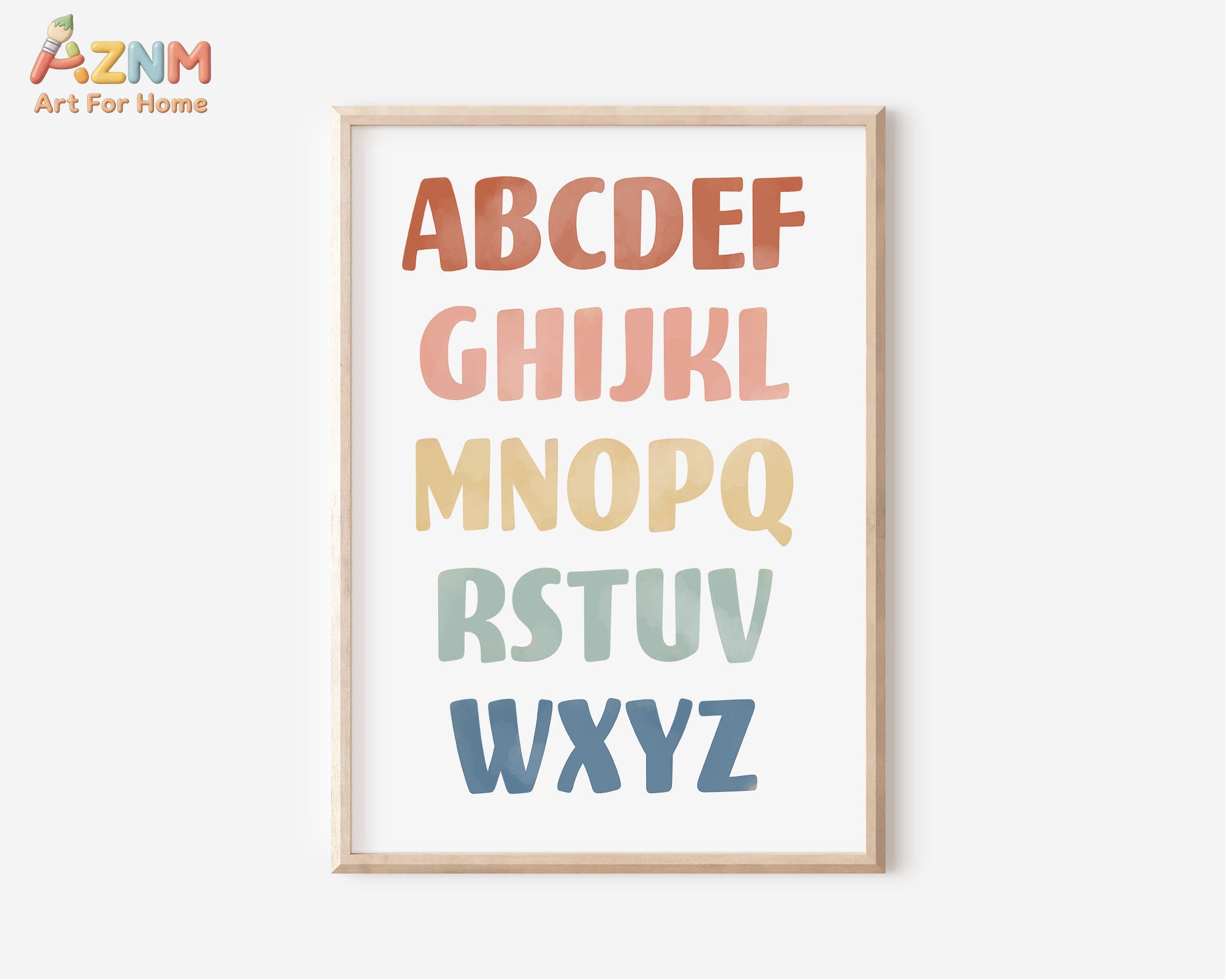 AZNM - Arte educativo de pared - Kids Education Nursery reseña y precio