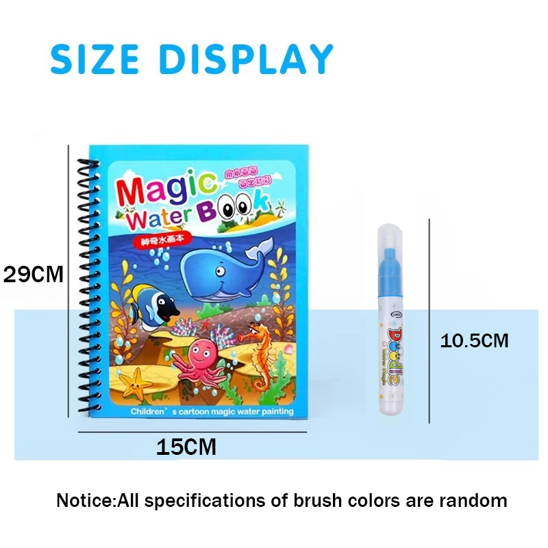 Libro mágico de pintura de acu - Kids Education Laptop reseña y precio