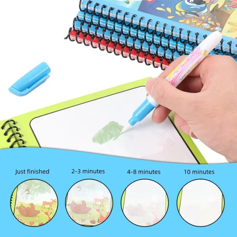 Libro mágico de pintura de acu - Kids Education Laptop reseña y precio