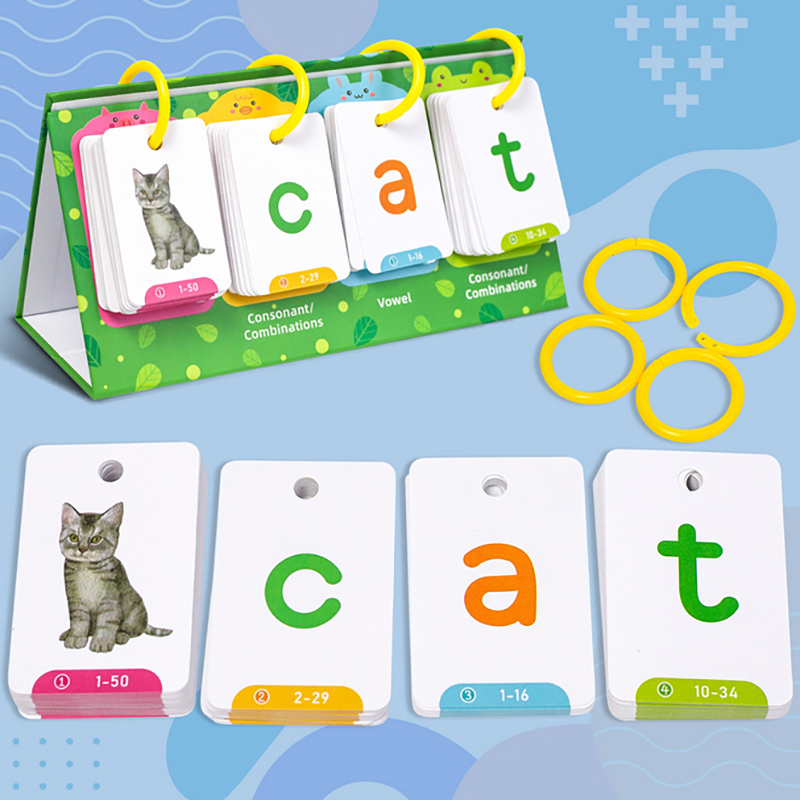 Tarjetas de palabras CVC para  - Kids Education Charts reseña y precio