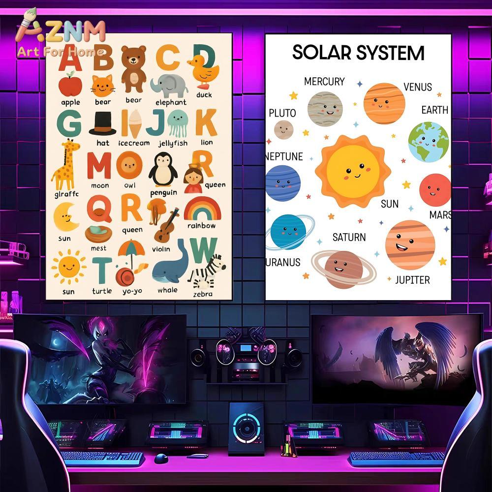 AZNM - Póster educativo de lon - Kids Education Nursery reseña y precio