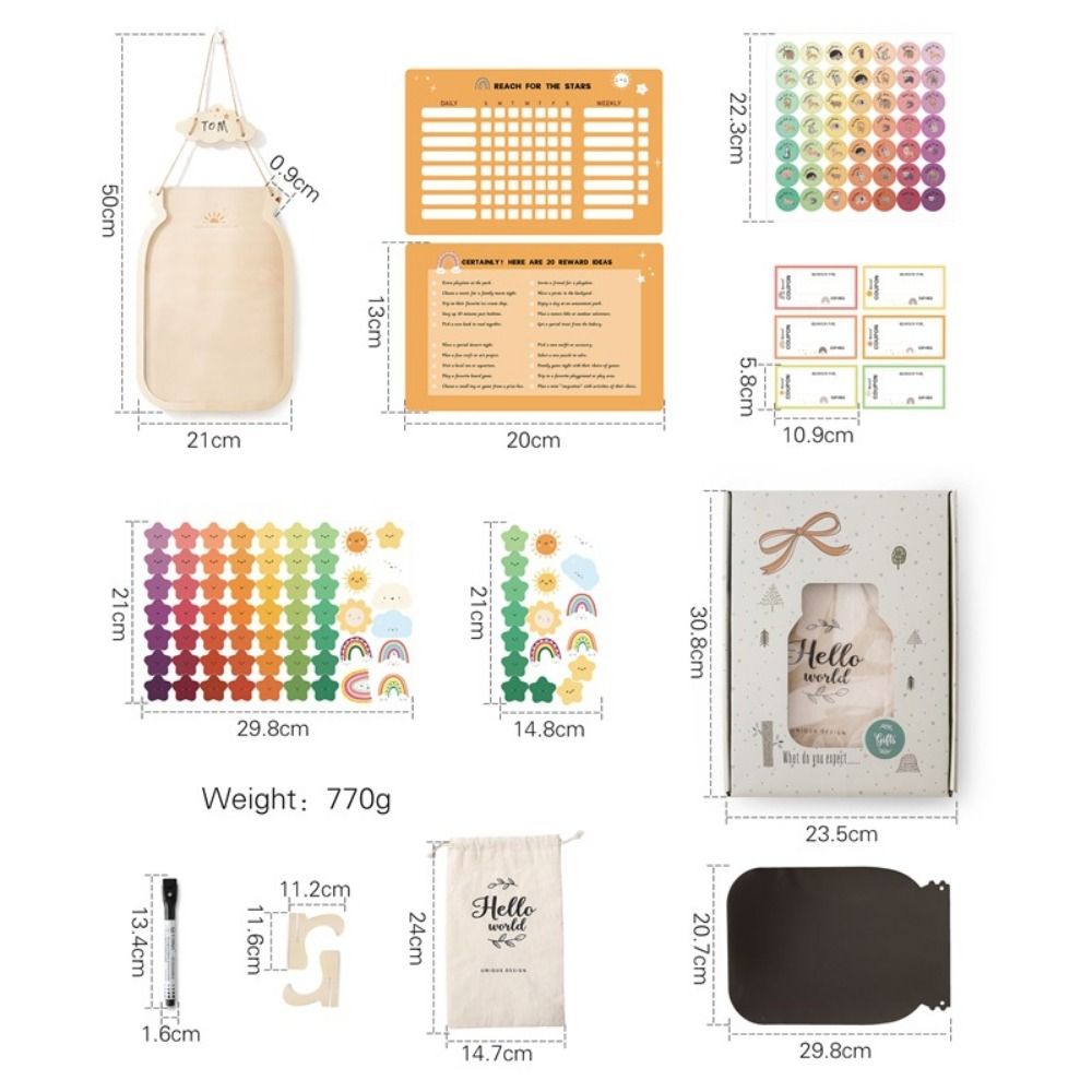 Botella de Recompensas de Made - Kids Education Charts reseña y precio