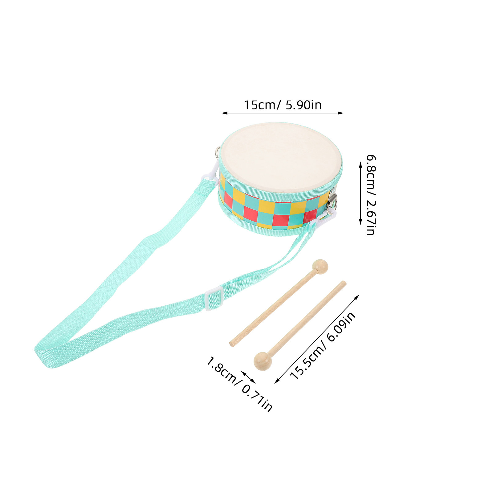 Tambor de mano de doble cara p - Kids Early Education reseña y precio