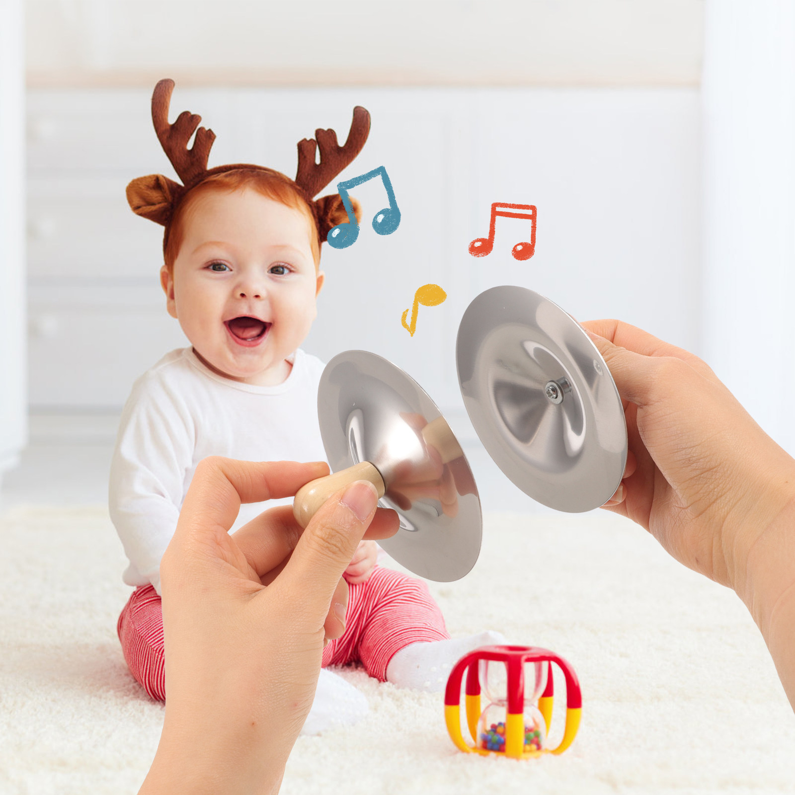 2 piezas de címbalos pequeños  - Kids Early Education reseña y precio