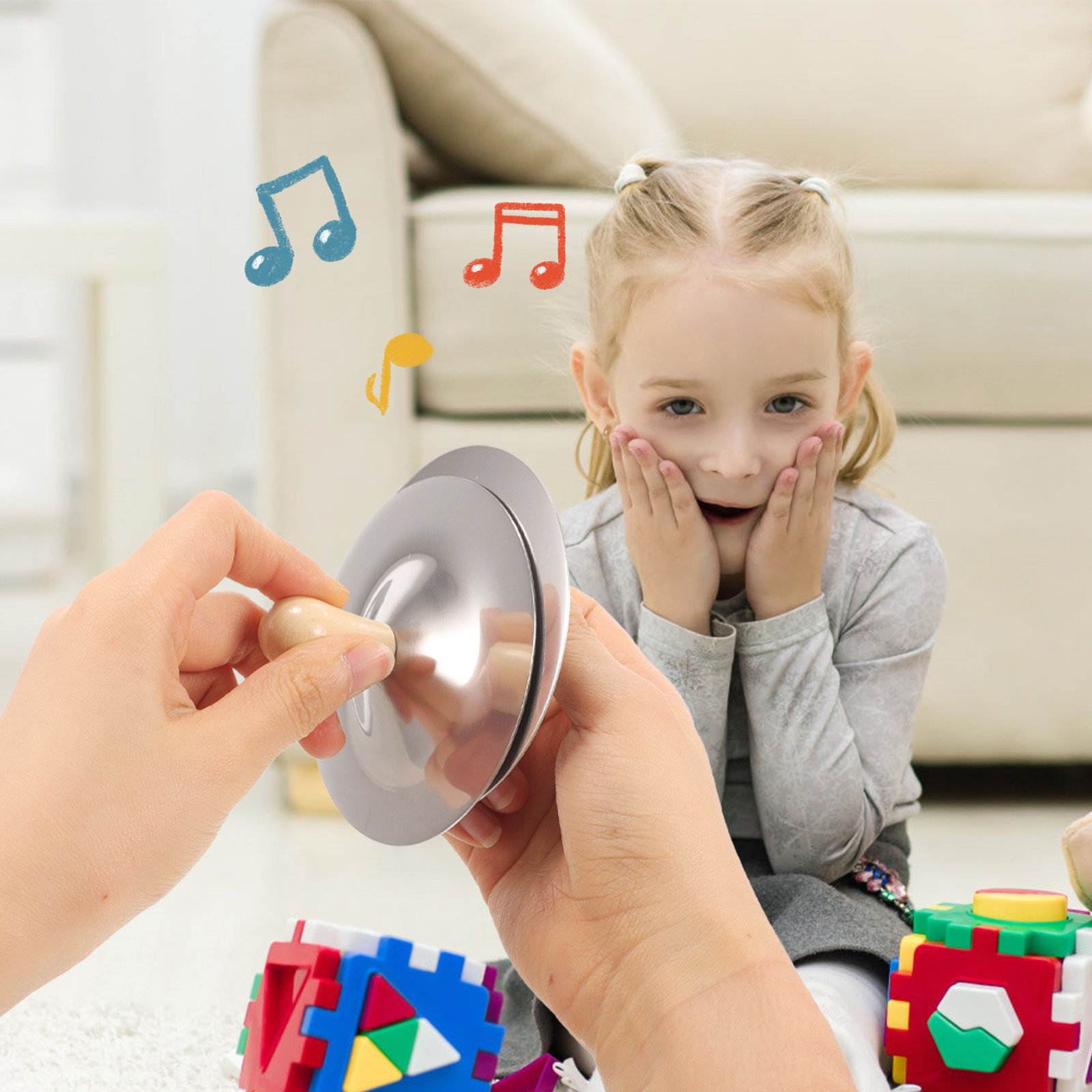 2 piezas de címbalos pequeños  - Kids Early Education reseña y precio